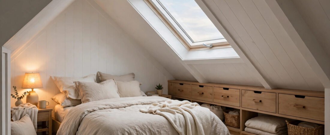 17 Small Attic Bedroom Ideas to Make the Most of Sloped Ceilings